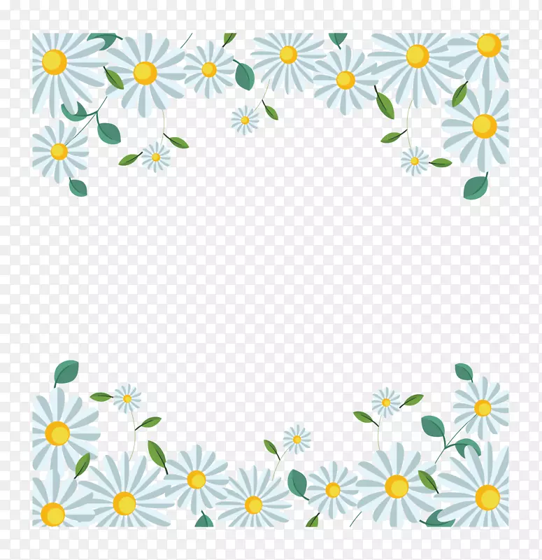 白色浪漫小雏菊花朵