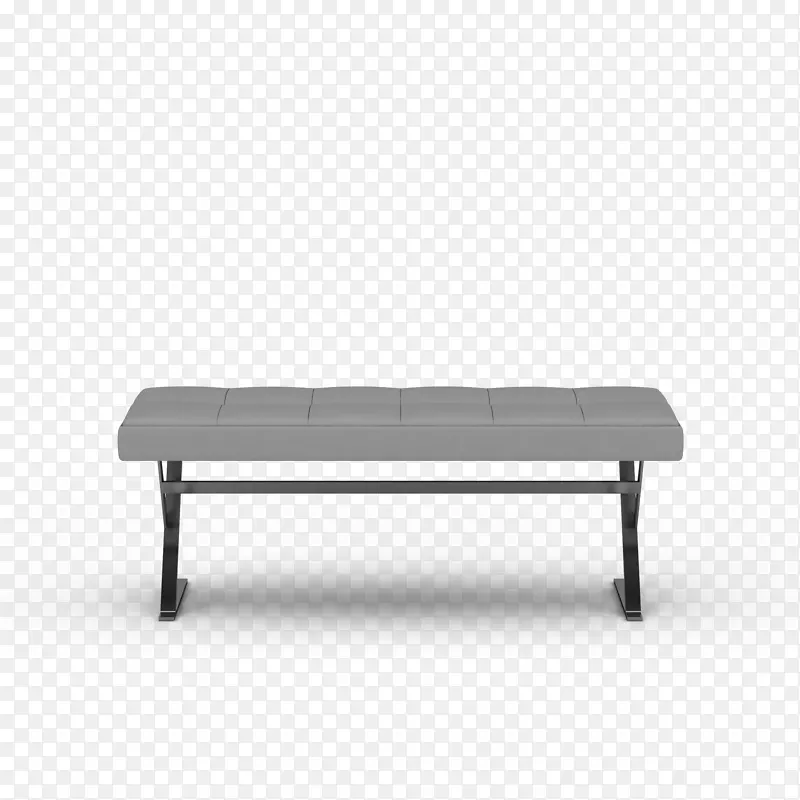 灰色中式简单长形板凳