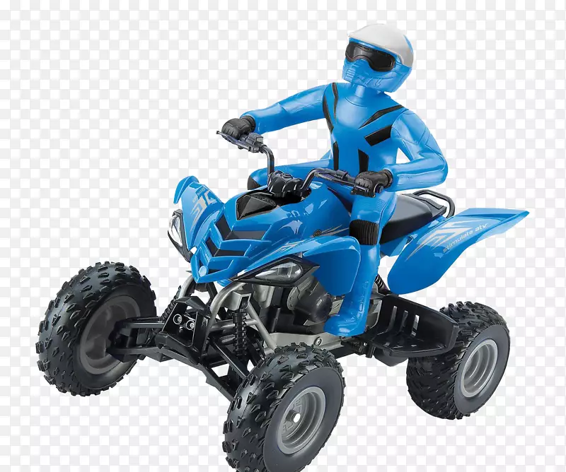 蓝色儿童玩具遥控摩托车