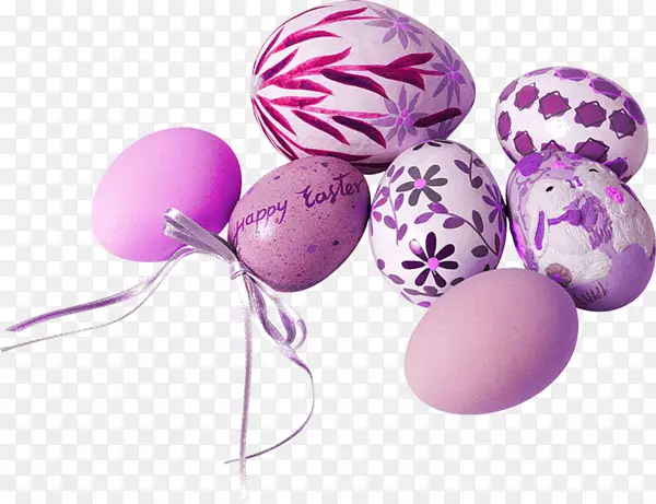 紫色彩蛋染色鸡蛋素材图案实拍