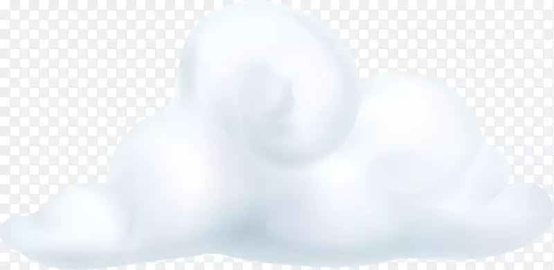白色卡通云朵