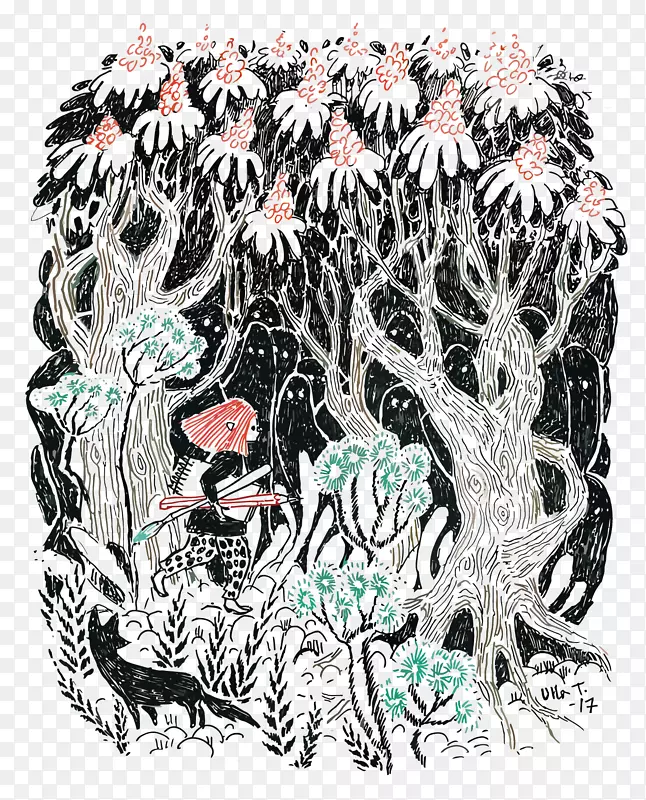 矢量森林插画PNG图片素材下载_图片编号7324285-PNG素材网