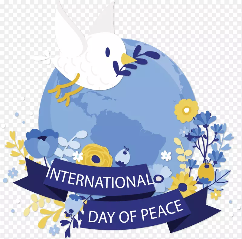 国际和平日蓝色地球