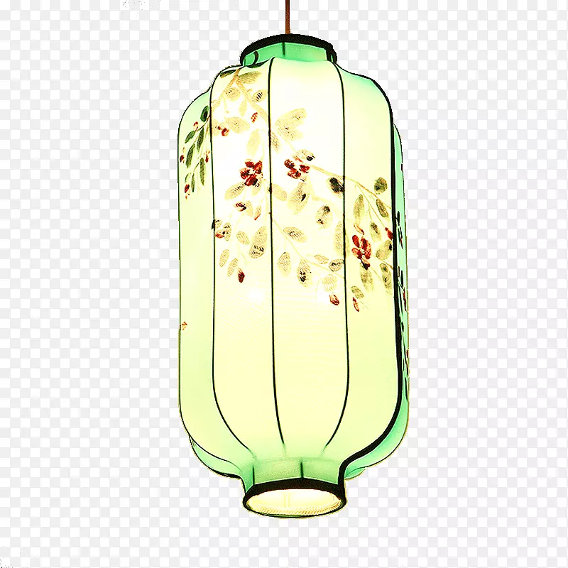 新中式手绘灯笼吊灯茶楼餐厅灯具
