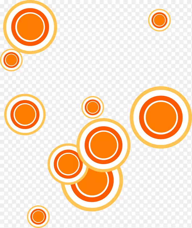橘黄色圆球装饰