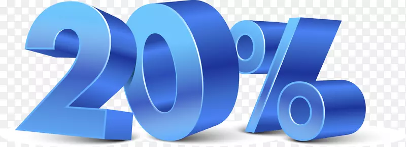 矢量手绘20%促销