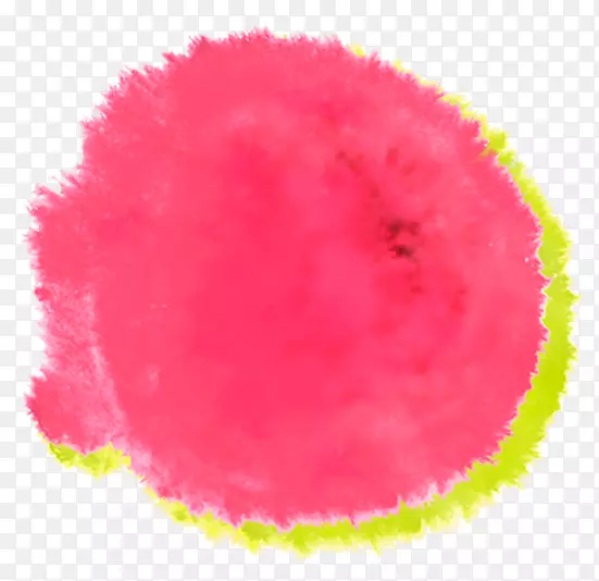 粉红色圆