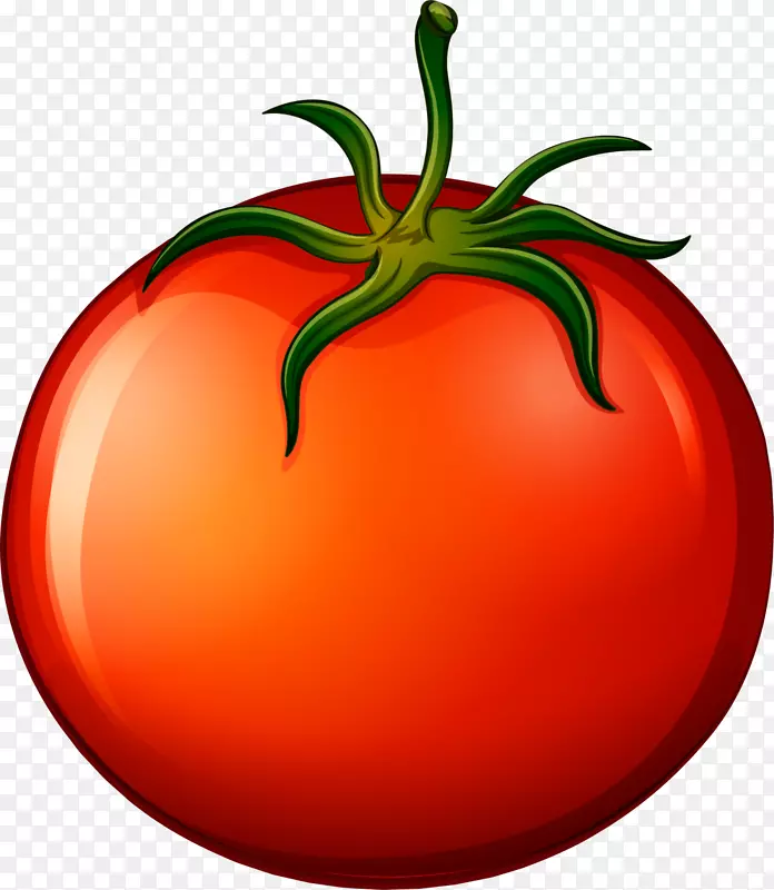 红色立体西红柿水果