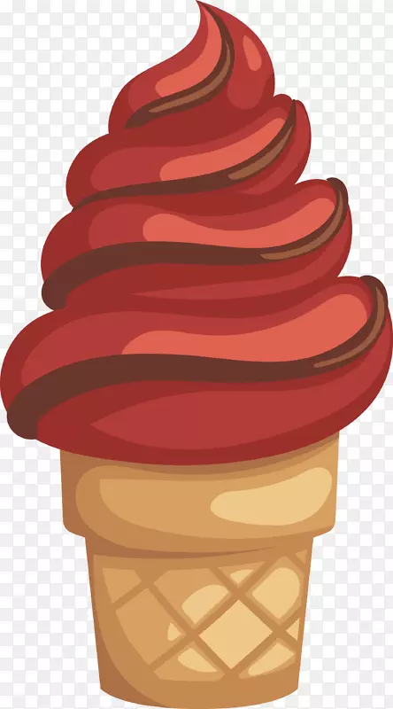 卡通冰淇淋雪糕素材图