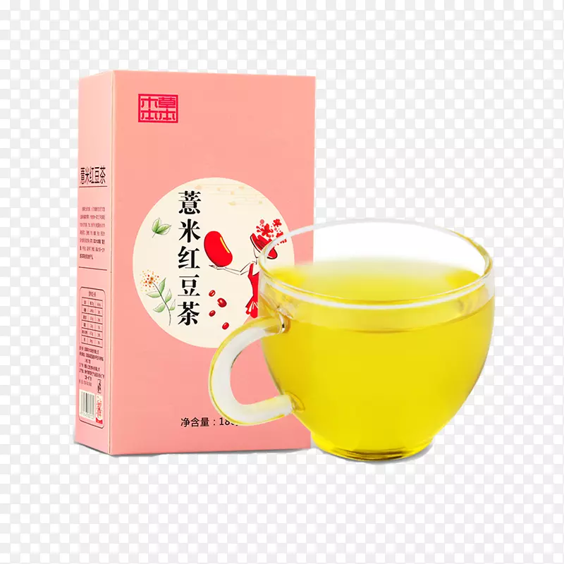 薏米茶平面广告设计
