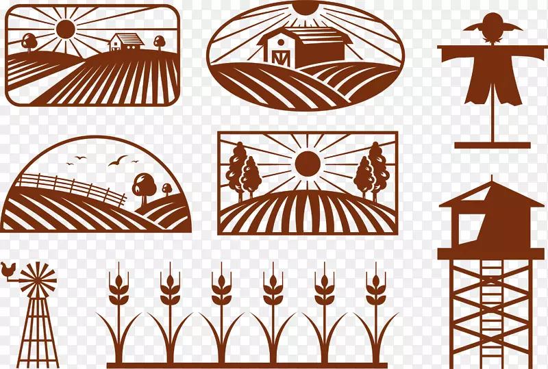 农田稻谷图标PNG图片素材下载_图片编号7336780-PNG素材网