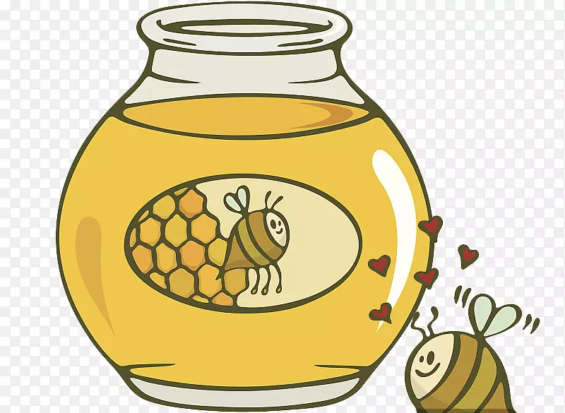 黄色美味的蜂蜜PNG