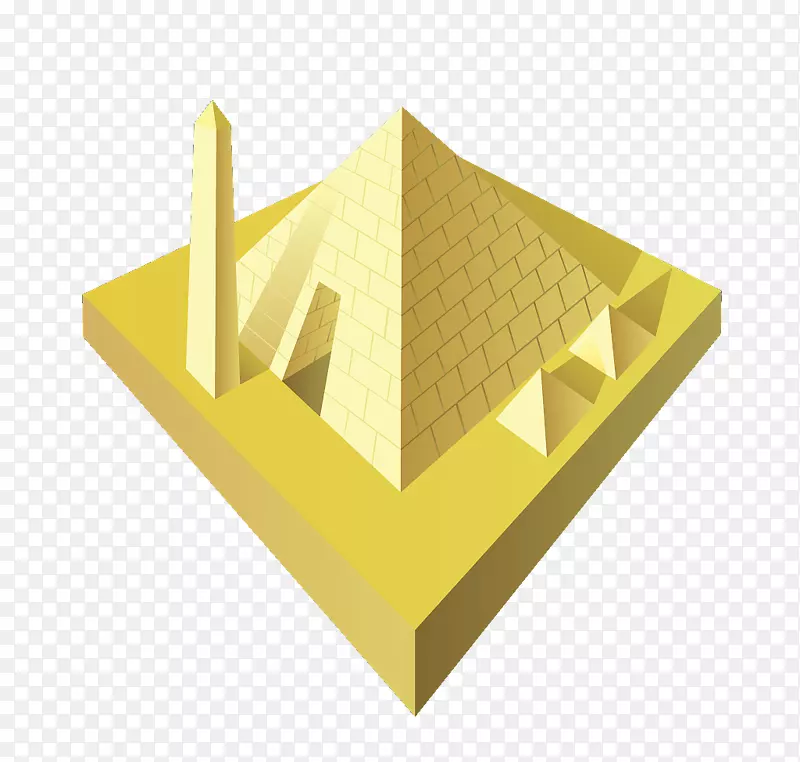 埃及金字塔博物馆建筑立体模型