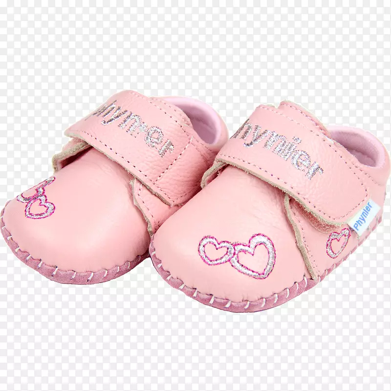 粉色宝宝学步鞋