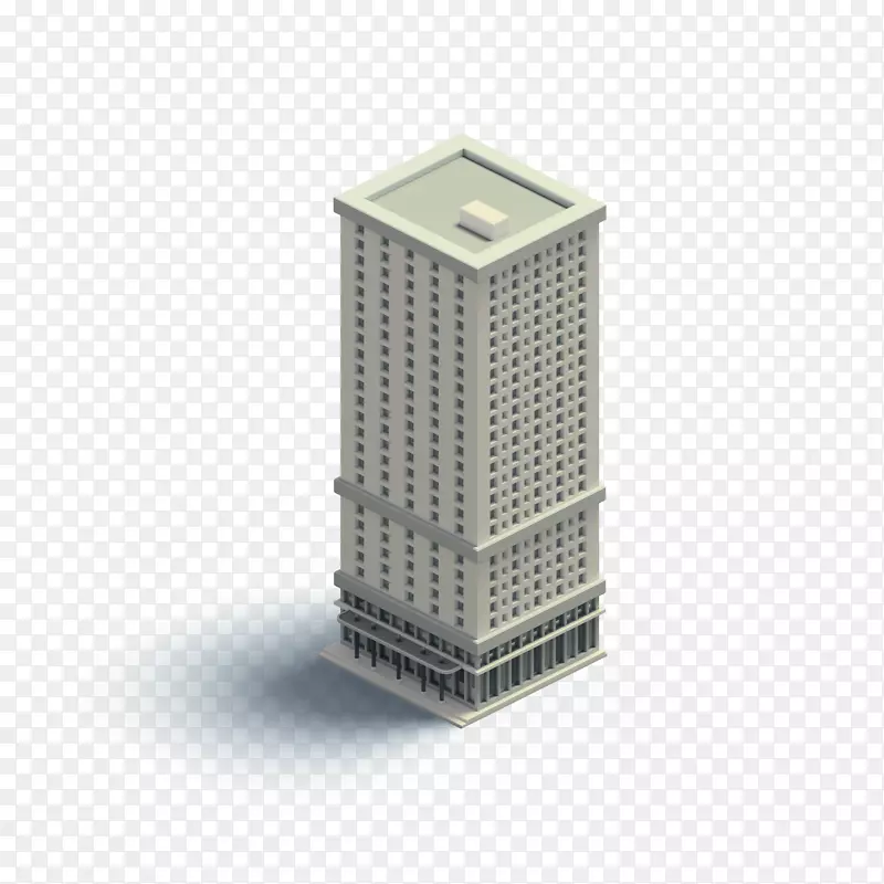 层数较低的3D建筑