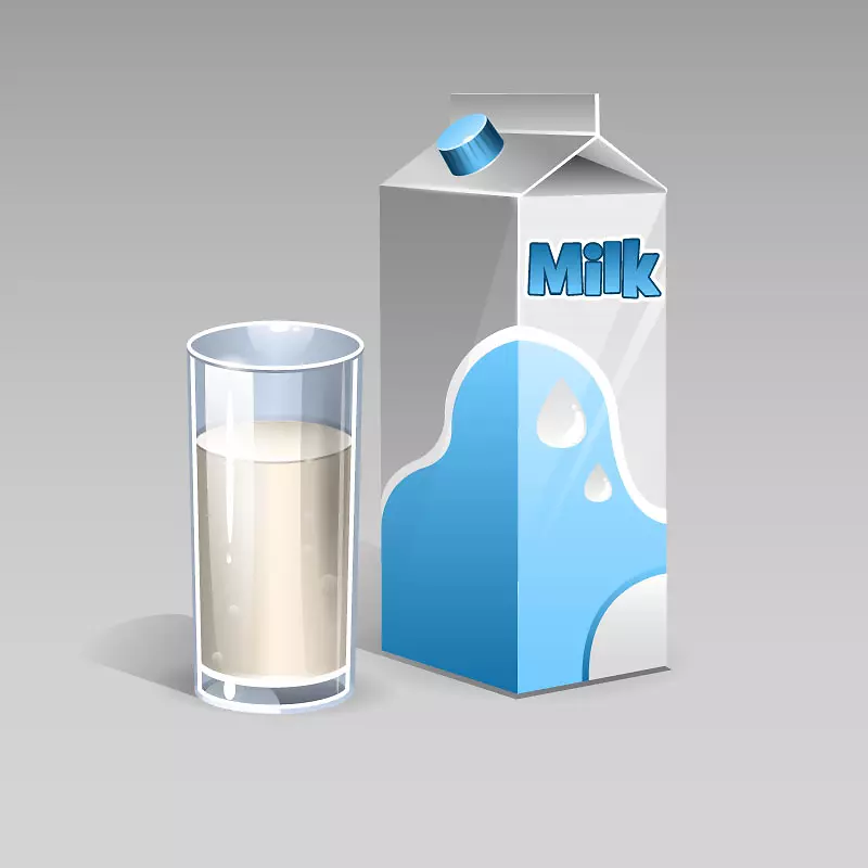 全新牛奶透明杯子