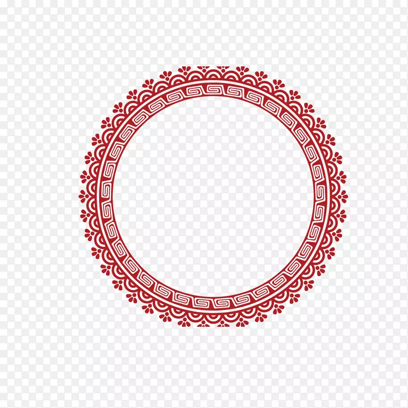 古典圆圈花纹
