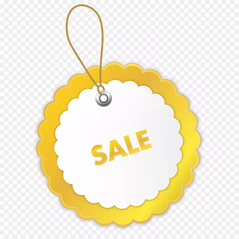 黄色圆形卡通标签PNG图片素材下载_图片编号7341967-PNG素材网