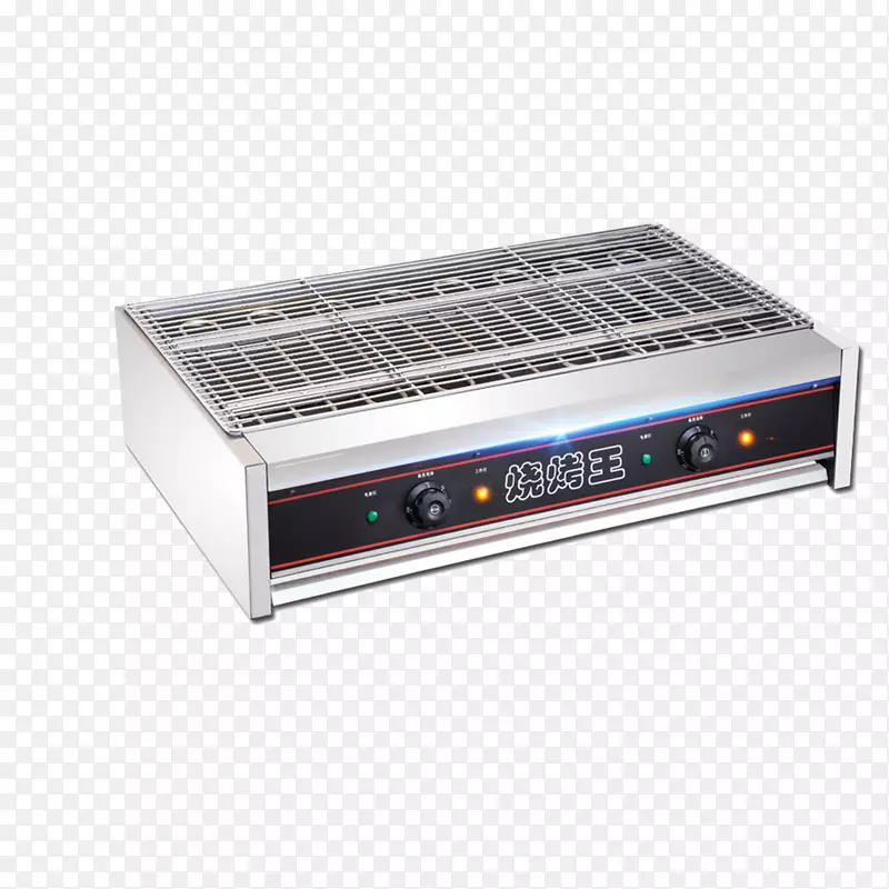 灰色不锈钢烤肉机设计素材