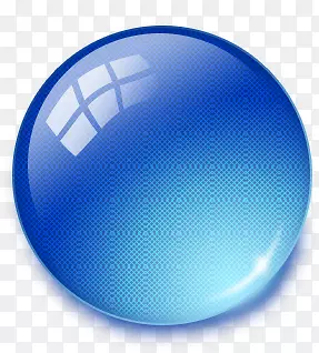 蓝色的圆球
