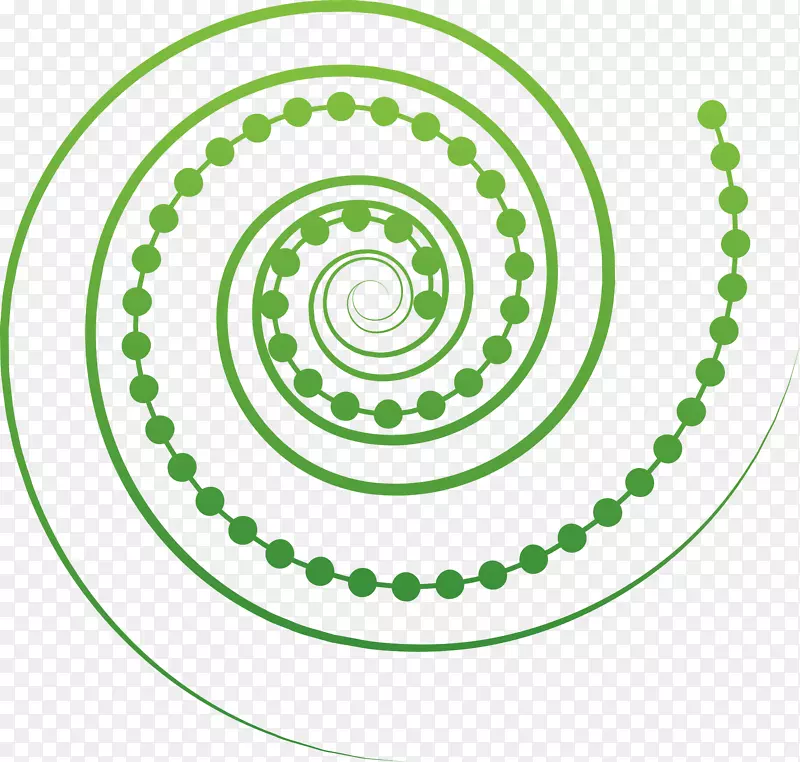 绿色旋转矢量图案