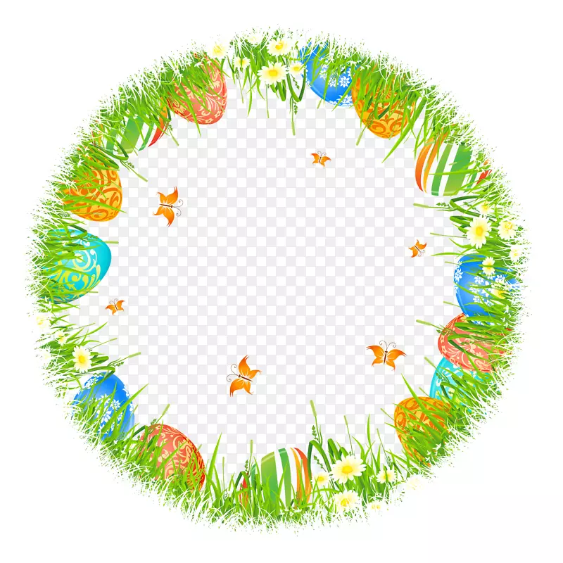 矢量蝶恋花丛