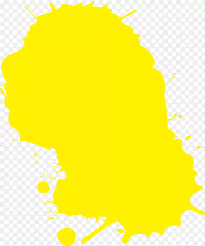 黄色油漆矢量图