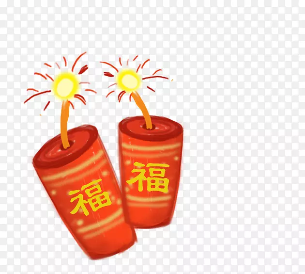 春节过年喜庆元素烟花爆竹插图