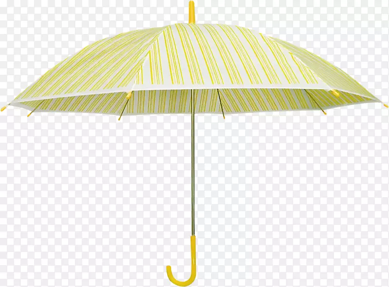 黄色打开的雨伞PNG