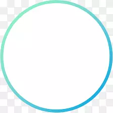 蓝色绿色光效圆环