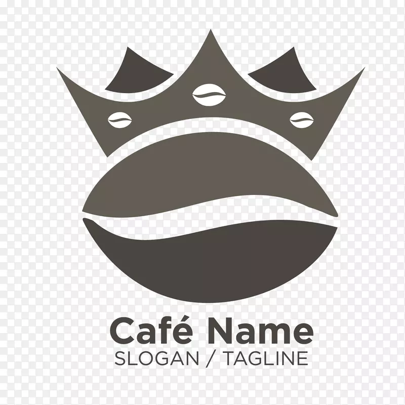 皇冠矢量咖啡logo