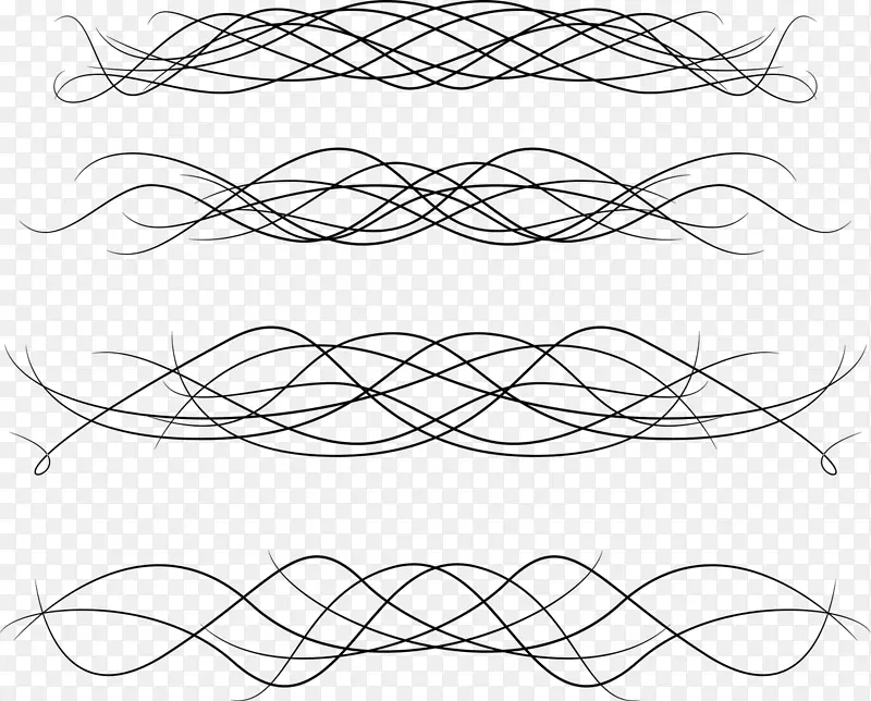 简洁抽象线条纹理分隔符