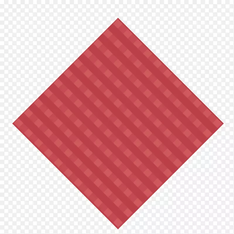 红色格子桌布矢量图