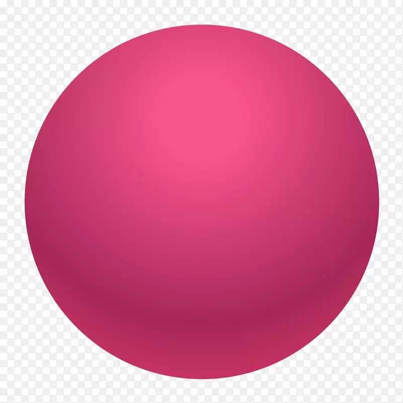 创意质感粉色球体