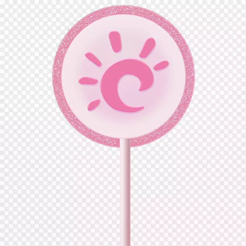 粉色棒棒糖