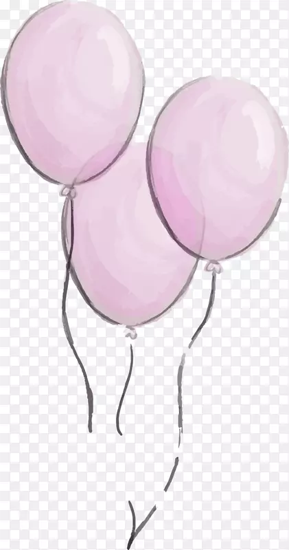 儿童节漂浮的气球