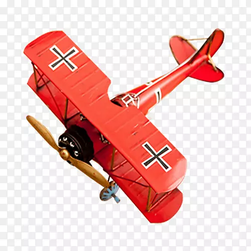 红色飞机模型玩具