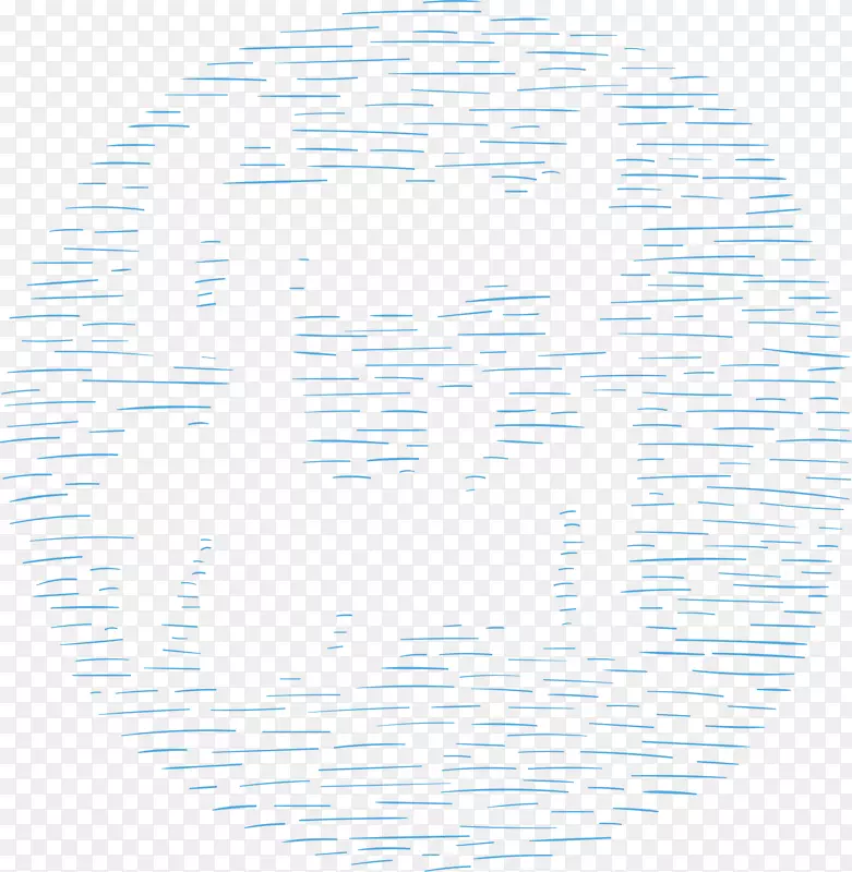 蓝色线条圆圈