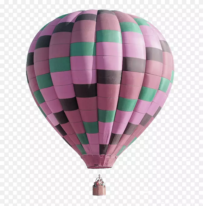 粉色清新热气球装饰图案