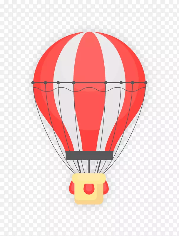 红色氢气球设计图