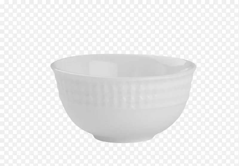 白色餐具碗侧面图