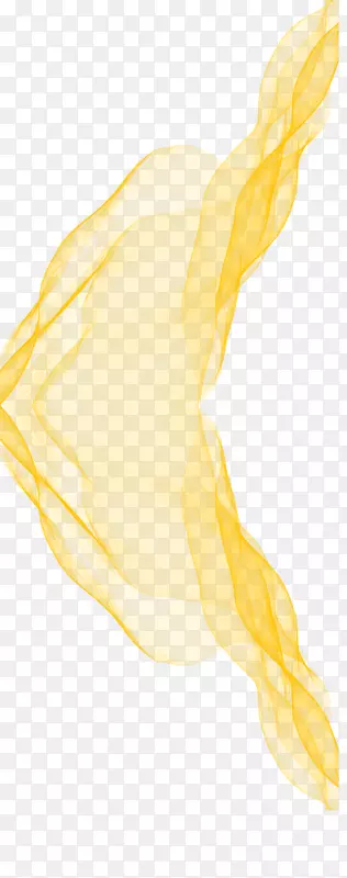漂浮黄色彩带
