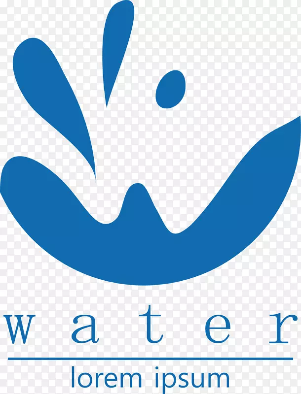世界水资源标签标贴溅起的水花矢
