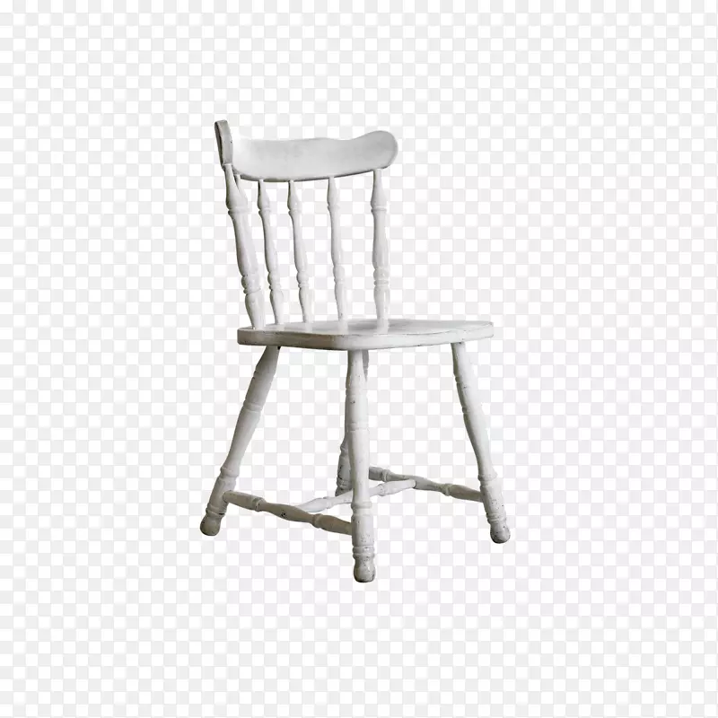 木质白色椅子