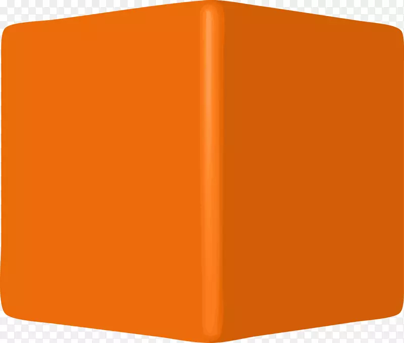 橙色立方体