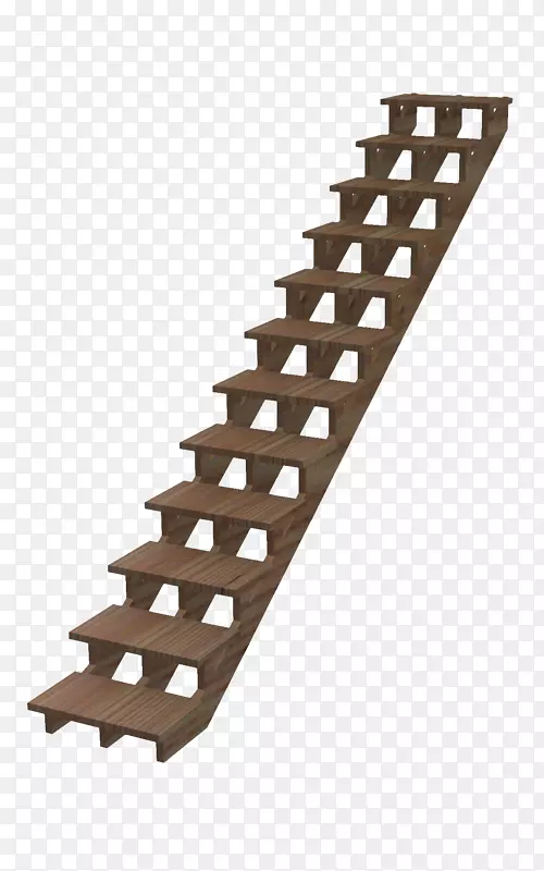 木色简单木台阶