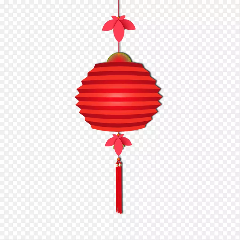 红色的节日灯笼设计
