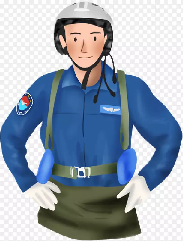 手绘空军飞行员PNG图片素材下载_图片编号7376998-PNG素材网