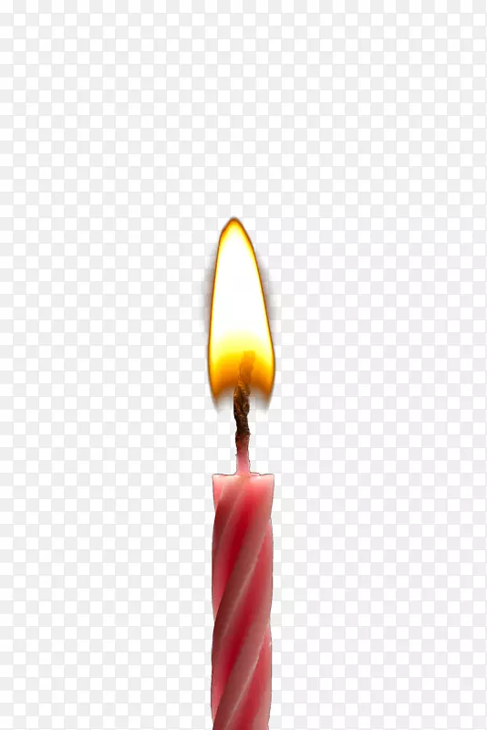 红色螺旋蜡烛