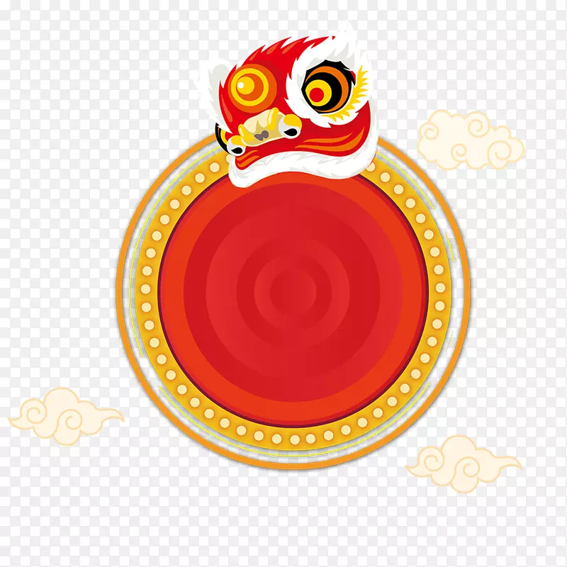 新年春节红色大气简约复古中国风